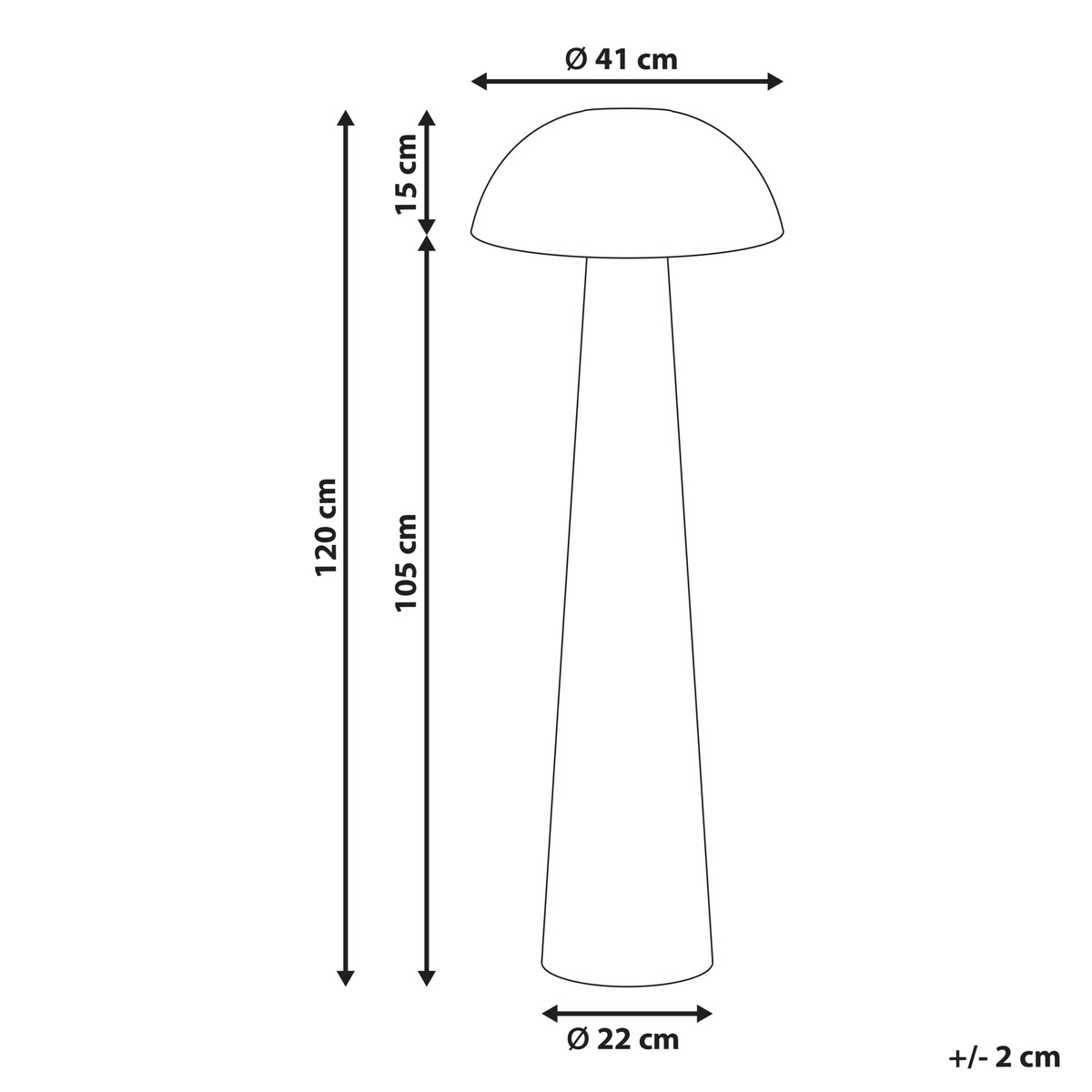 Lampa podłogowa ALERO Rattan Naturalny