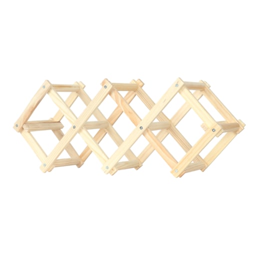 restaer drewniany stojak na wino 45x12x16 cm