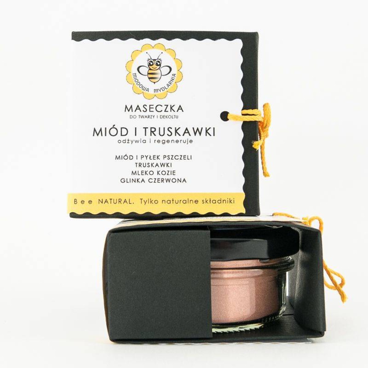 maseczka do twarzy i dekoltu MIÓD I TRUSKAWKI