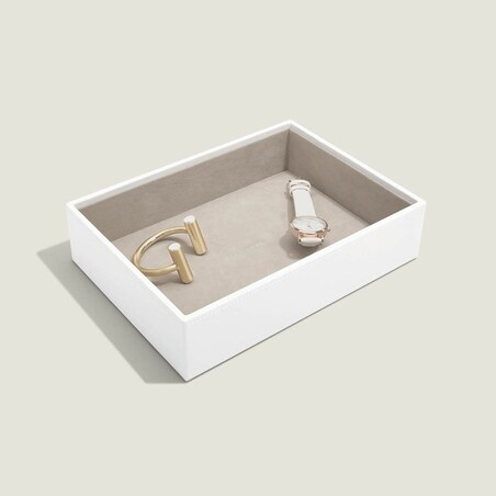 Szkatułka na biżuterię Stackers open classic biała