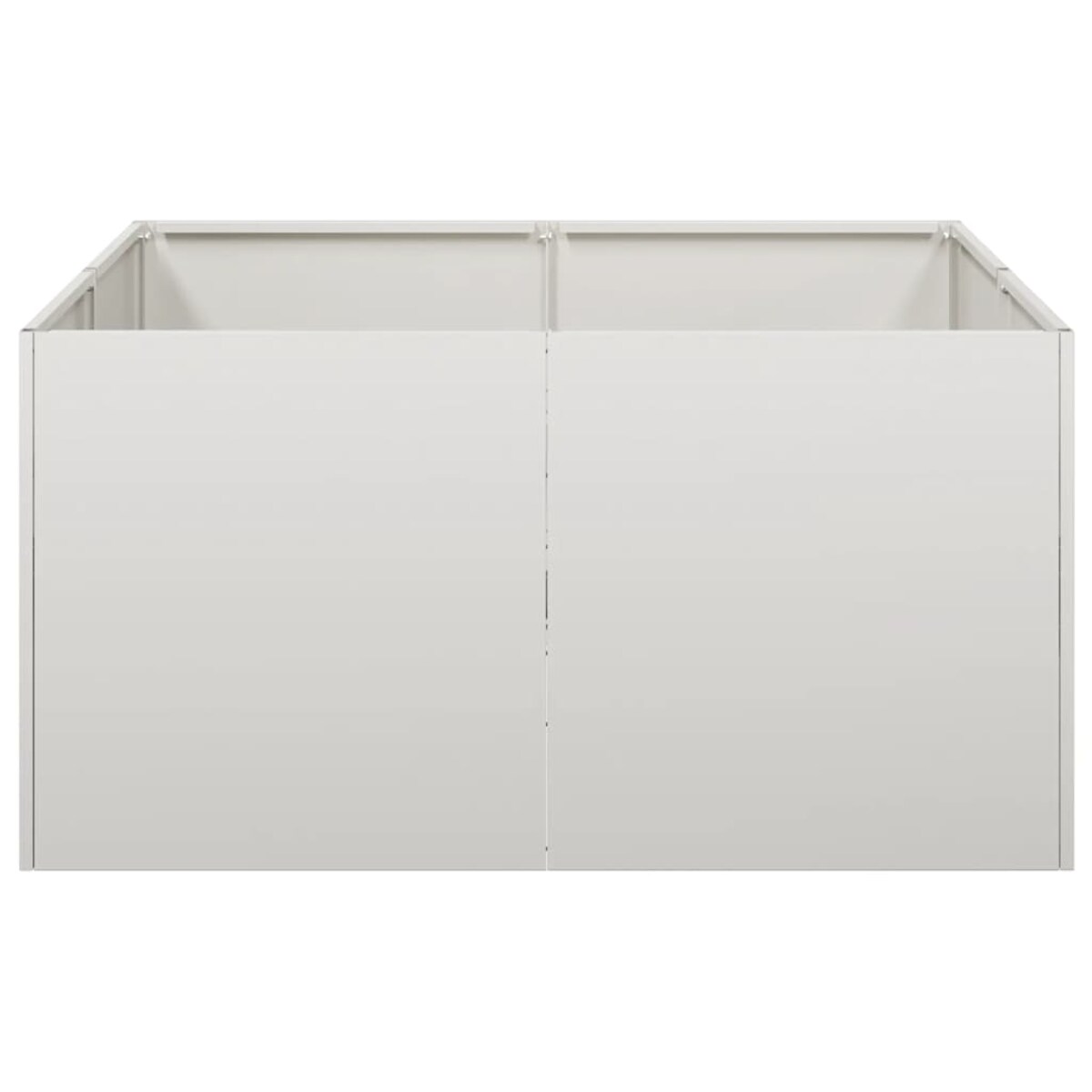 vidaXL Donica, 80x80x40 cm, stal kortenowska