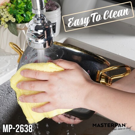 Garnki emaliowane zestaw garnków na gaz indukcję 6-ele 18/20/22CM MASTERPAN