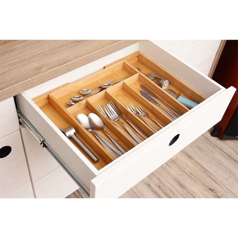 Brunbeste wkład organizer do szuflady na sztućce rozsuwany 55/35x37cm BB1576