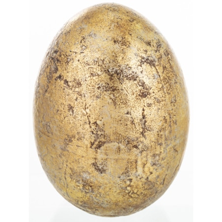 Dekoracja - złote jajko z ceramiki 23,5x16 cm MONNINA - II
