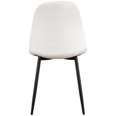 Krzesło tapicerowane welurowe do salonu jadalni guziki beżowe