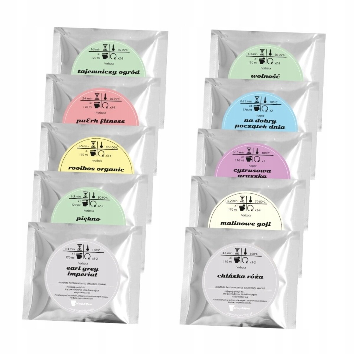 Zestaw wiosennych herbat sypanych Gentle Spring prezent dla Dziewczyny