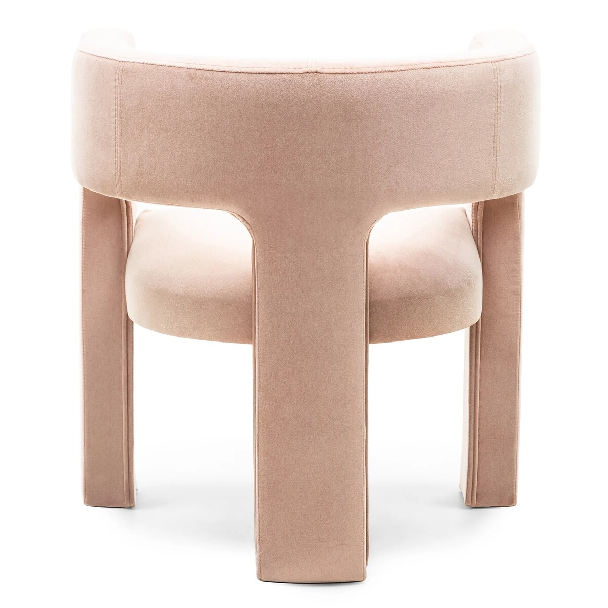 Fotel wypoczynkowy aksamitny brzoskwiniowy Tiana