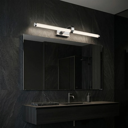 Kinkiet App1882-1W 60Cm Led Chrom, Aluminium, Tworzywo Sztuczne