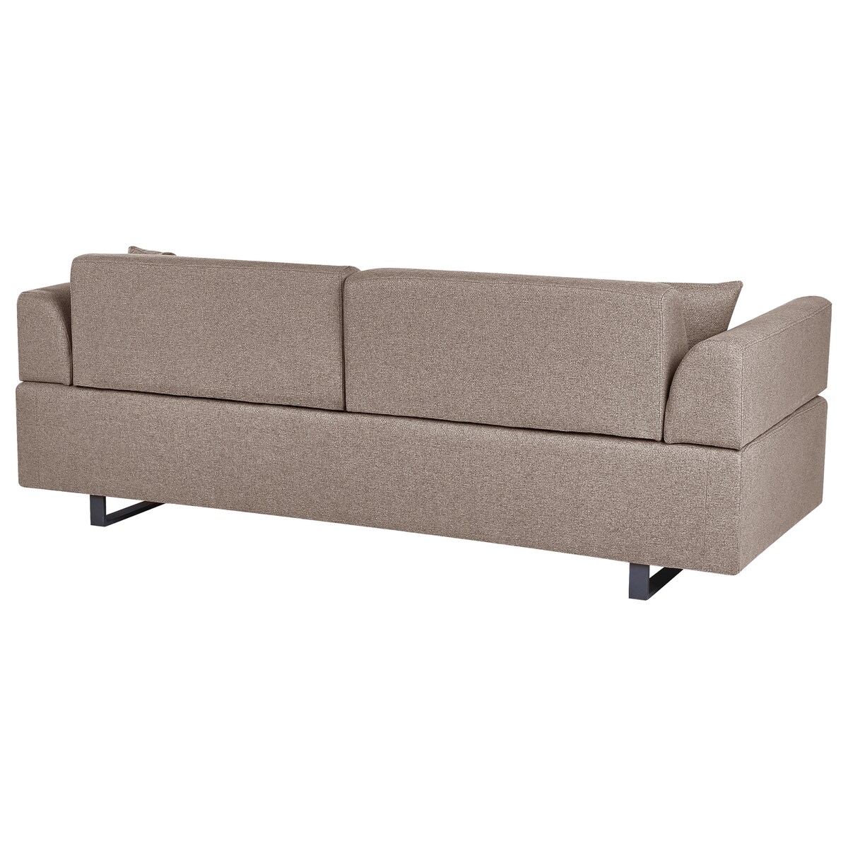 Sofa dla 3 osób SOKNA Beżowoszary ze stolikami
