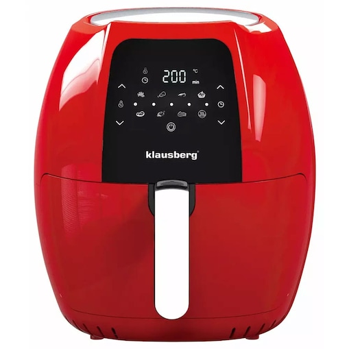 Frytownica beztłuszczowa czerwona 7.7L 1800W frytkownica KLAUSBERG Air Fryer