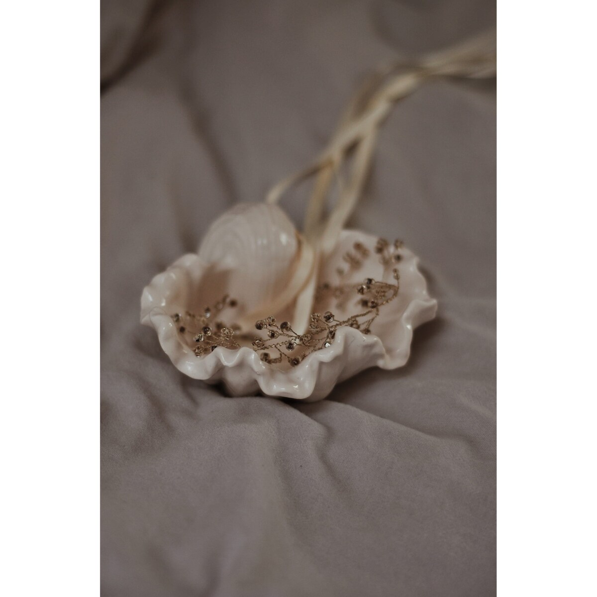 Miska dekoracyjna muszla