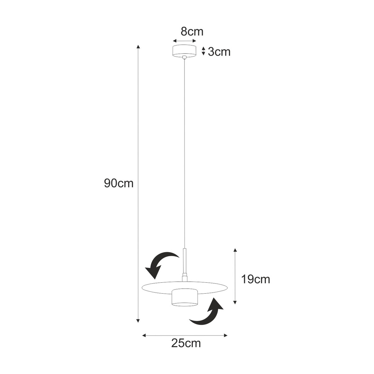 Lampa wisząca K-5456 z serii BURGAS