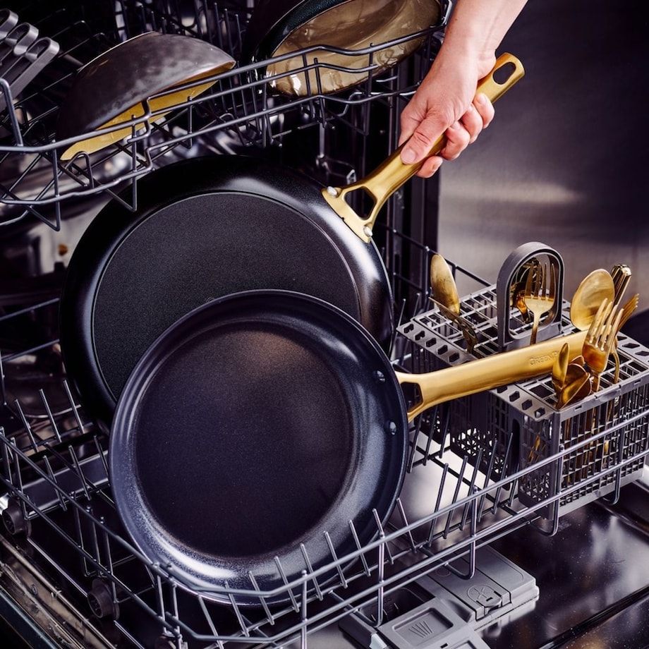 Zestaw garnków i patelni PADOVA Black 10 elementów GreenPan