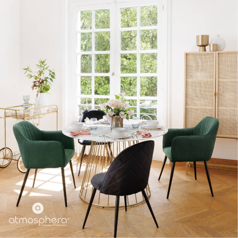 Fotel welurowy VISOCA