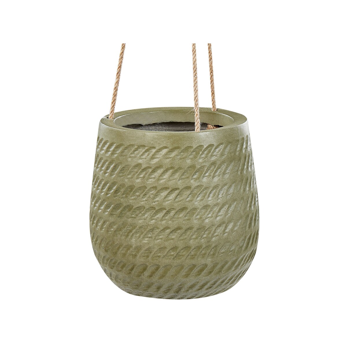 Wisząca doniczka ⌀ 20 cm zielona LIVADIA