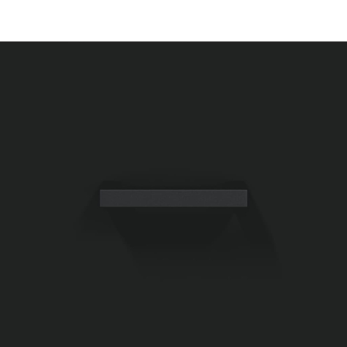 vidaXL Stolik kawowy, czarny, 50x50x40 cm, materiał drewnopochodny