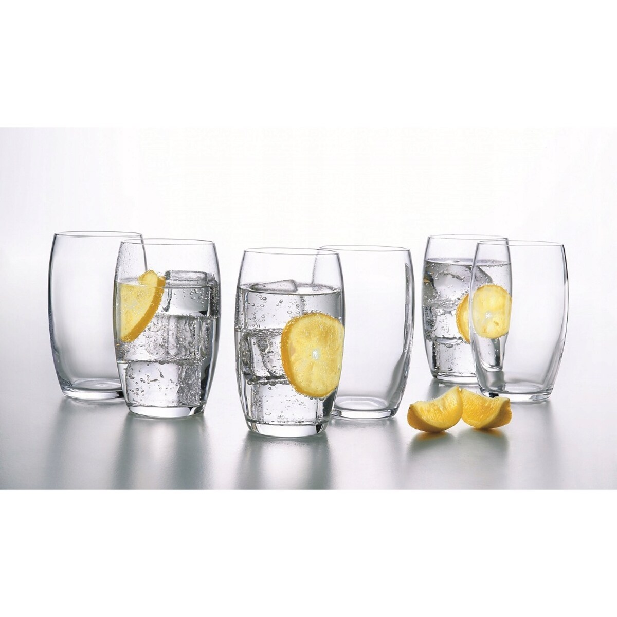 WYSOKA SZKLANKA 6x 375 ml LUMINARC na napoje wodę