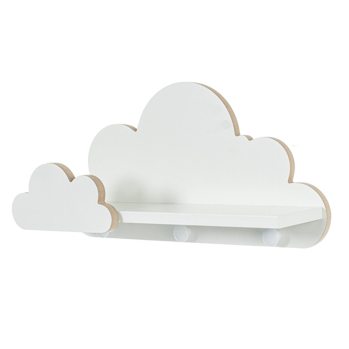 Półka Fluffy Cloud z wieszakiem 52x20x28cm, 52 x 20 x 28 cm
