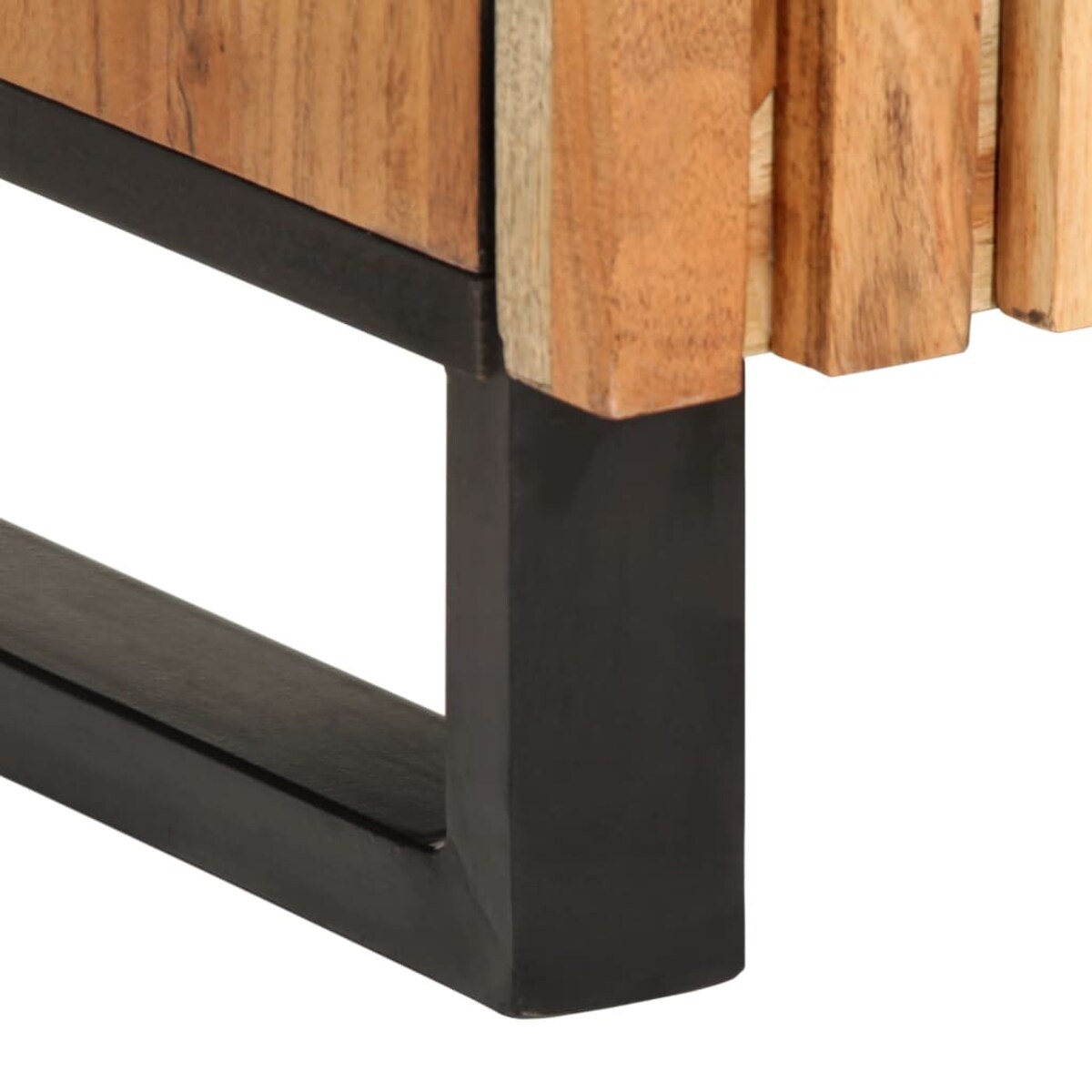 vidaXL Szafka, 38x34x160 cm, lite drewno akacjowe