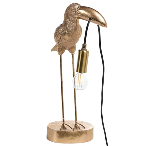 Lampa stołowa Tukan ARACARI Złoty