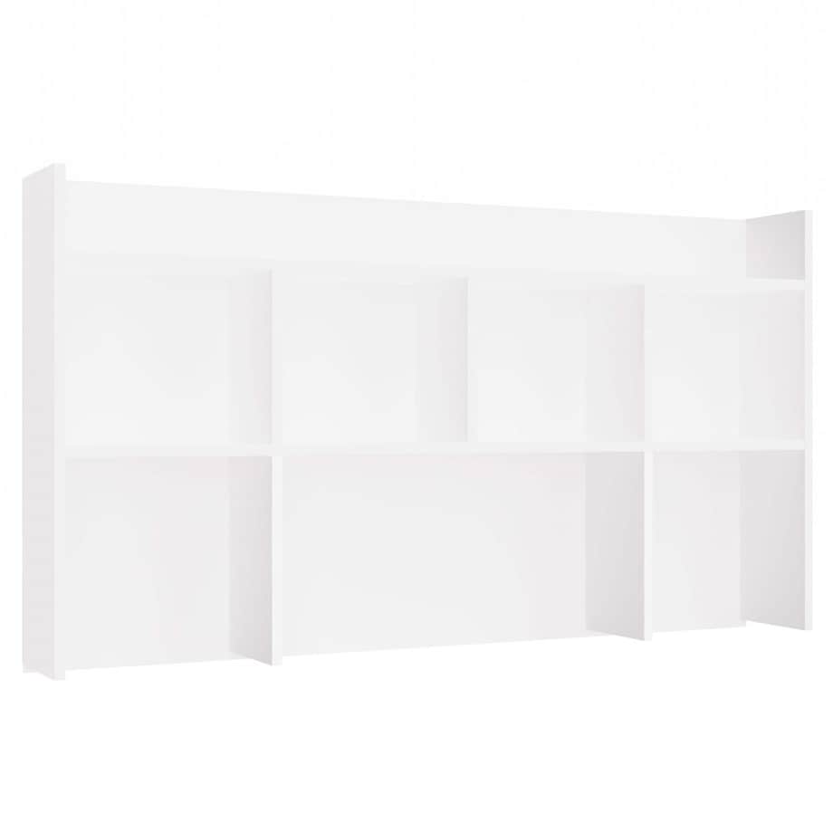 Nadstawka do Biurka 130 cm BIAŁA Regał Na Książki Dokumenty