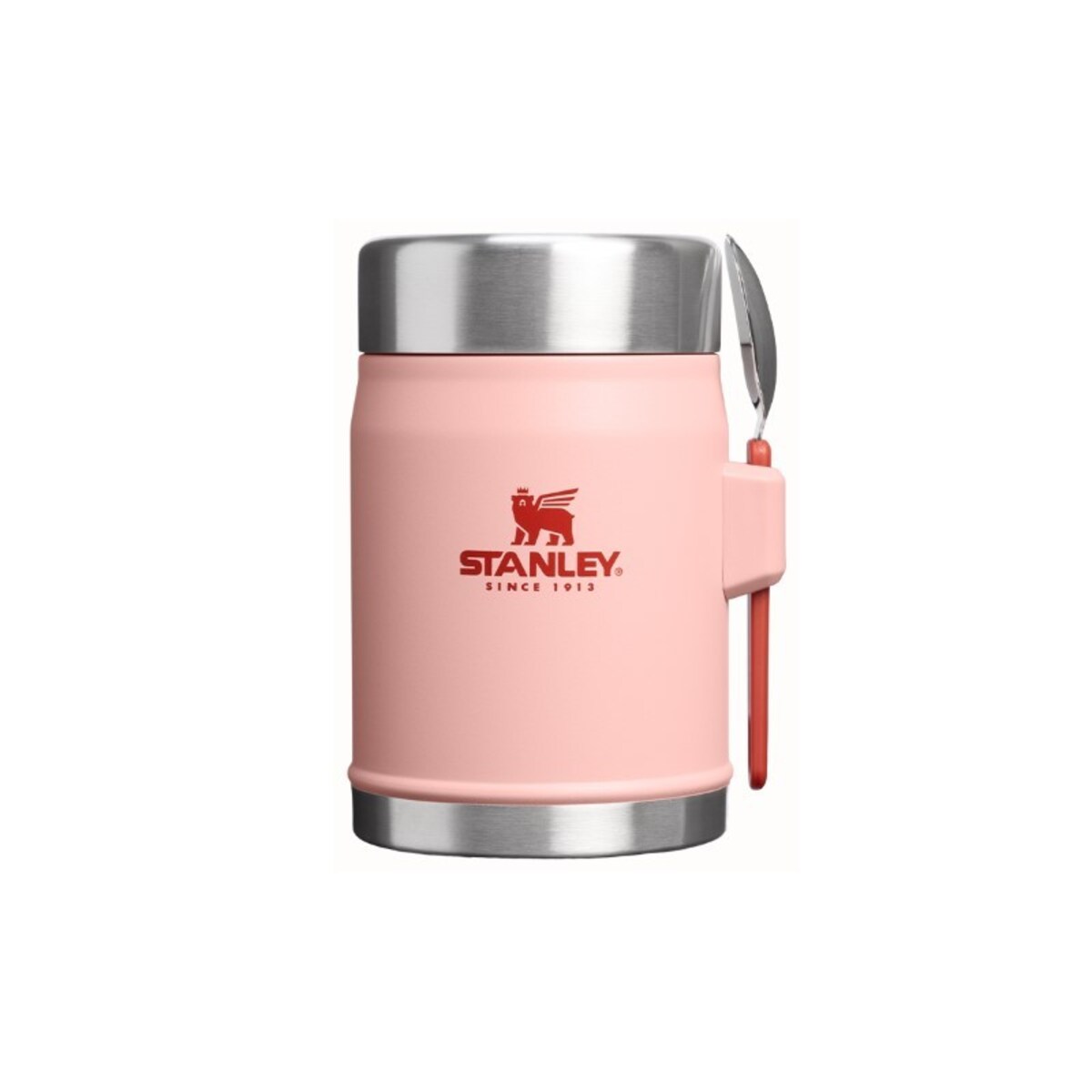 Stanley - Termos obiadowy ze sztućcem Classic Legendary (0.4L) - Peach Rose