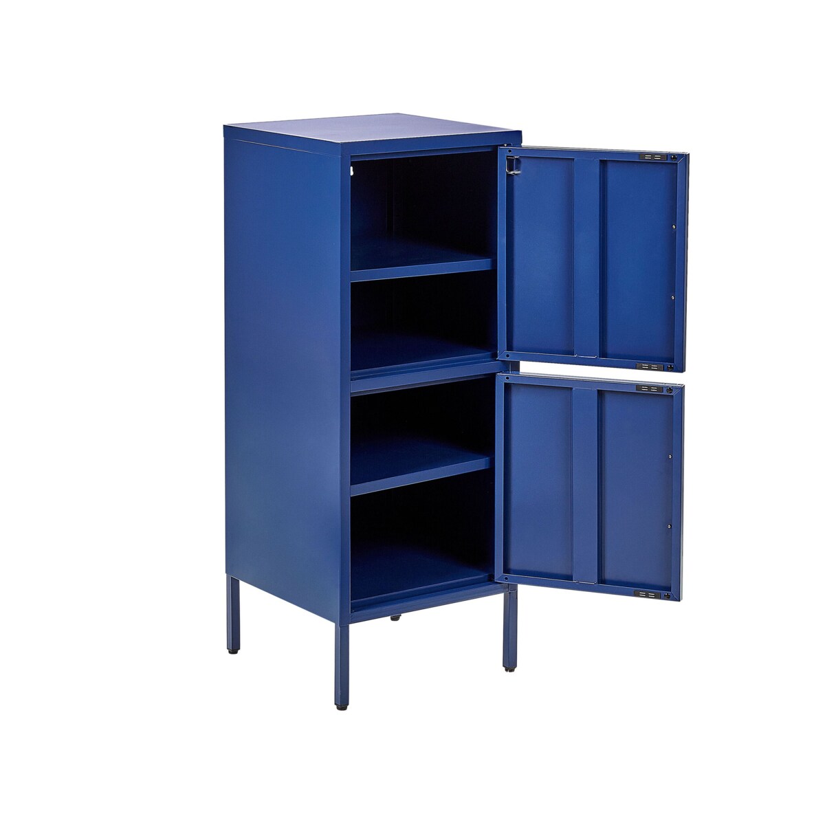 Szafka biurowa metalowa niebieska HURON