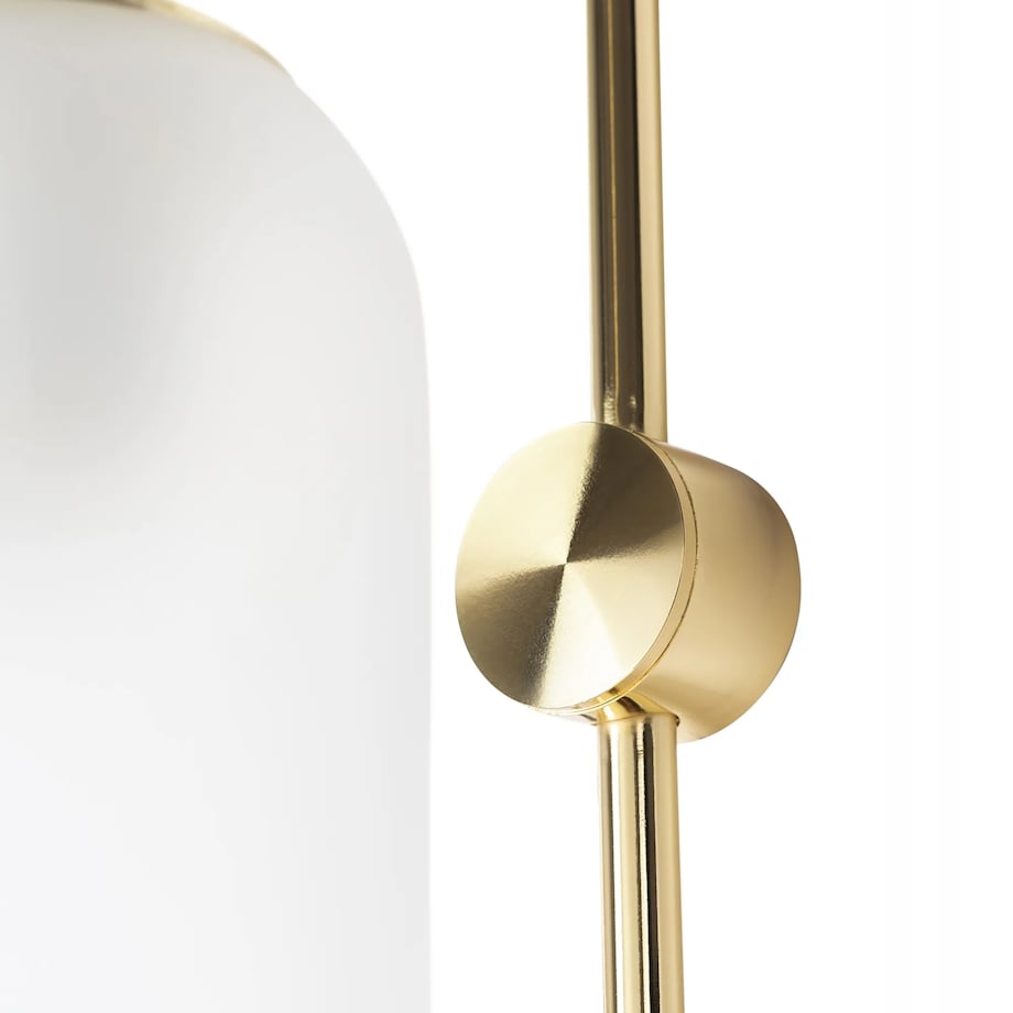 Lampa Ścienna Kinkiet Duży Glamour Złota Gold