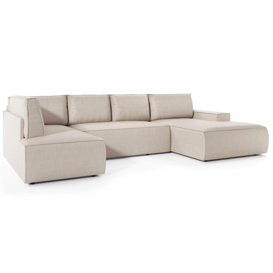 Narożnik z funkcją spania FELICIA U2-140 kremowy prawy/lewy