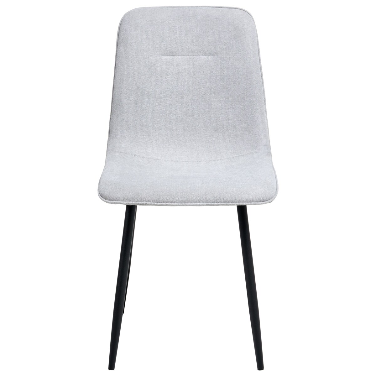 Zestaw 4 krzeseł do jadalni TUSCOLA Jasnoszary