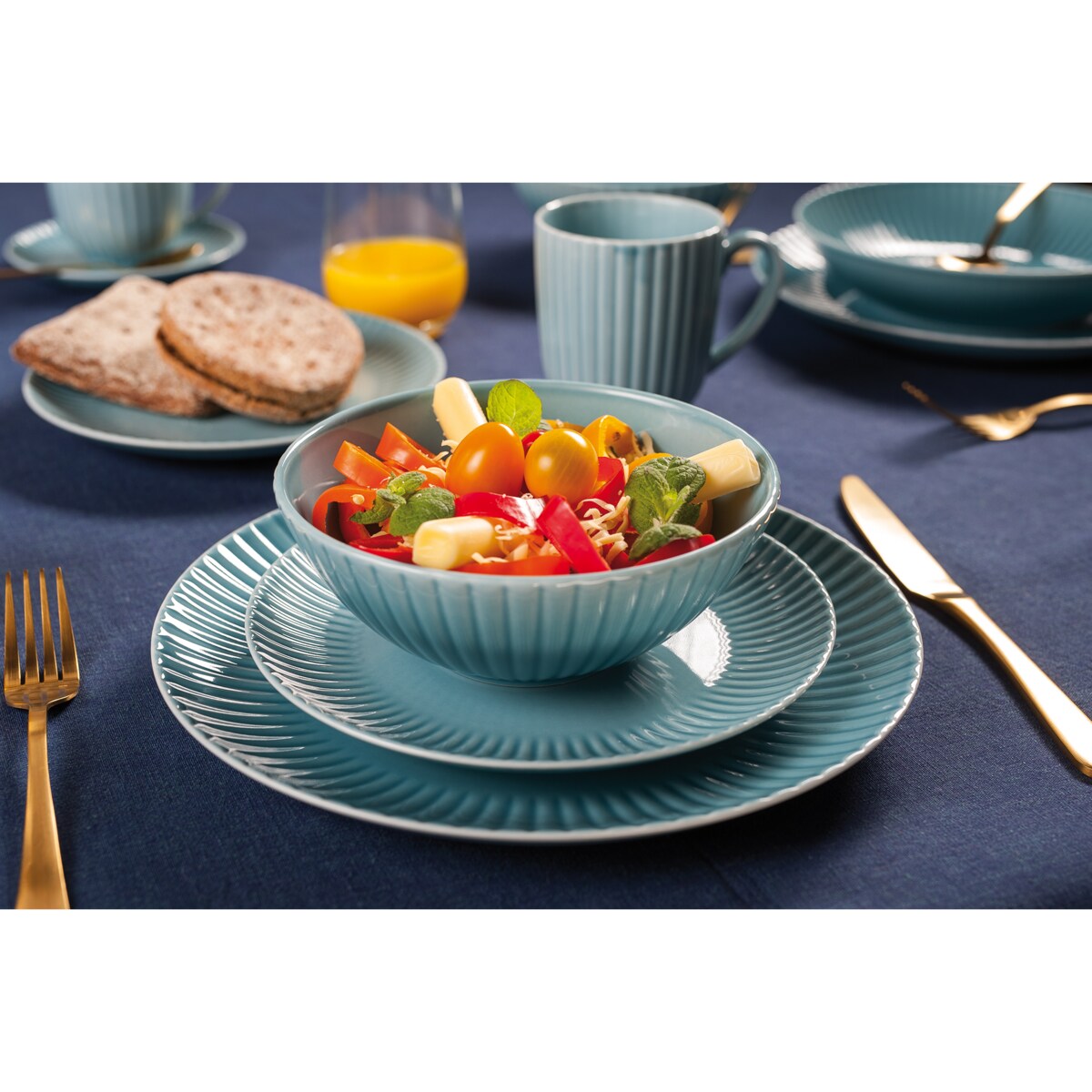 Zestaw 6 kubków 350 ml Daisy Waterfall LBK6 (K6), Lubiana