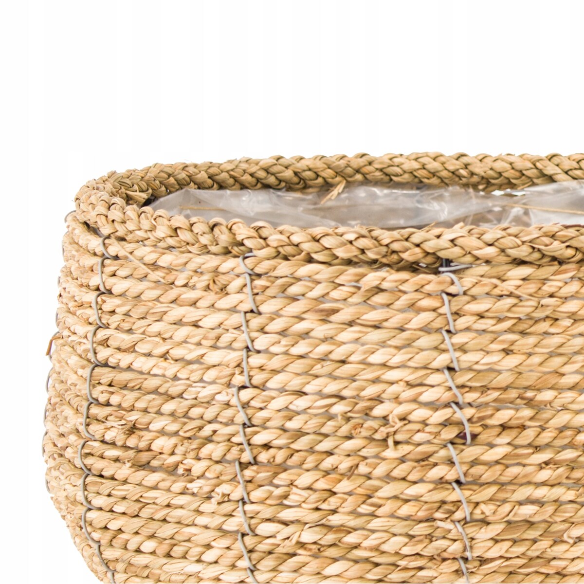 DONICZKA DO PALMY JUKI 2 szt. styl boho naturalna okrągła duża do salonu