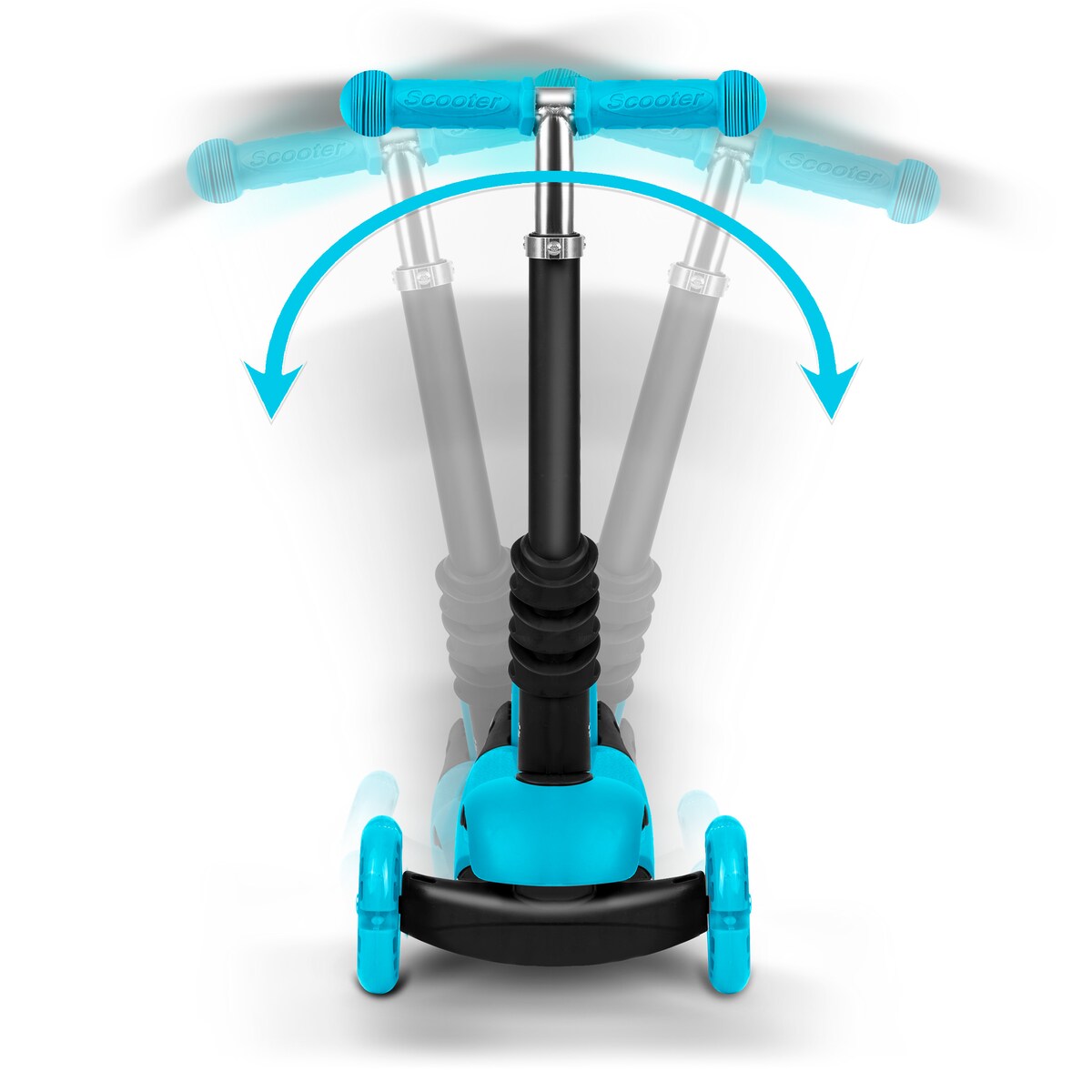 Hulajnoga trójkołowa balansowa dla dzieci 3w1 Ricokids Buggy niebieska