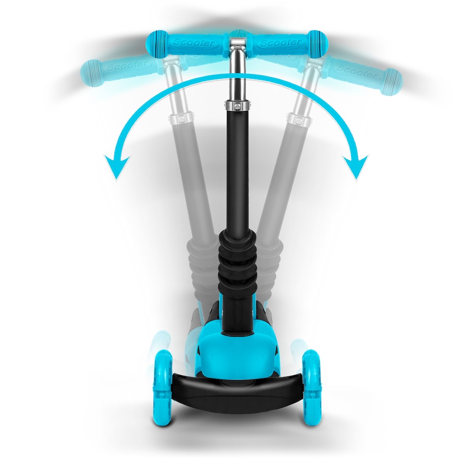 Hulajnoga trójkołowa balansowa dla dzieci 3w1 Ricokids Buggy niebieska