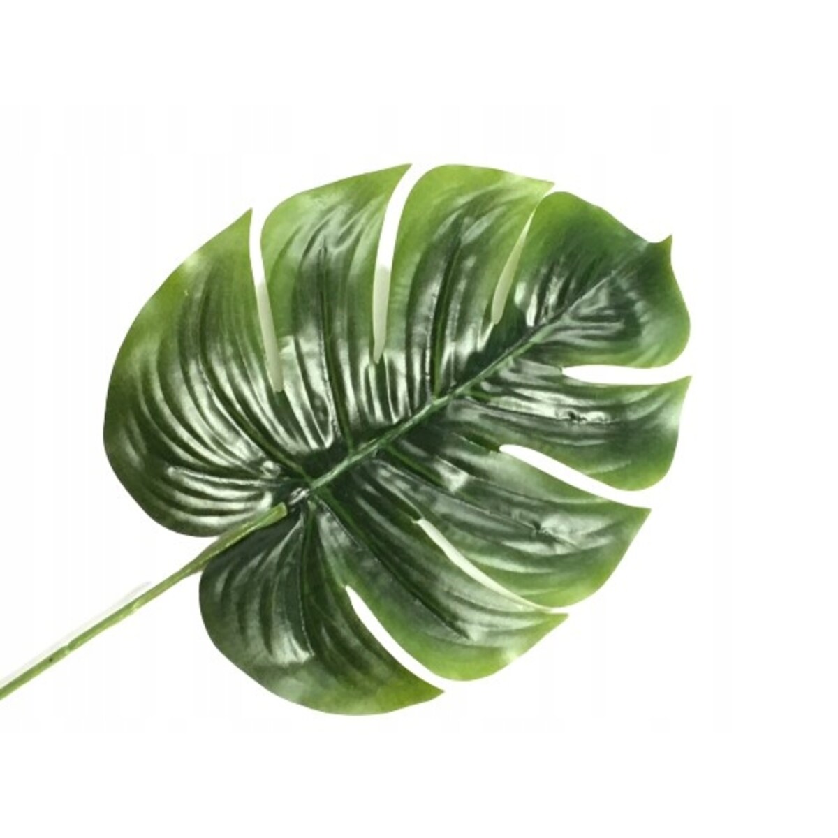 SZTUCZNY LIŚĆ gumowany ZIELONY na bukiet stroik 6x