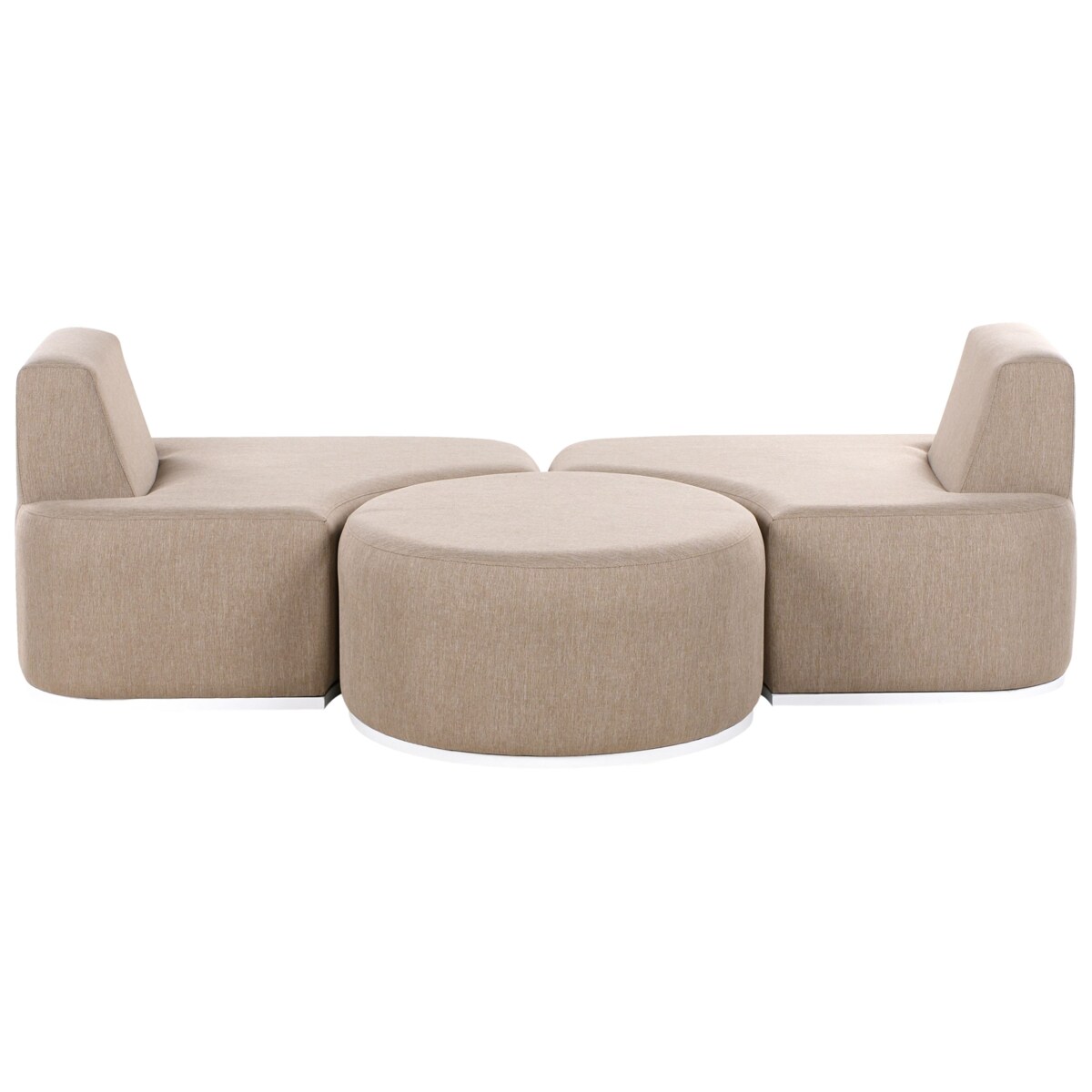 Zestaw ogrodowy ze stolikiem dla 2 osób FABRO Beżowy