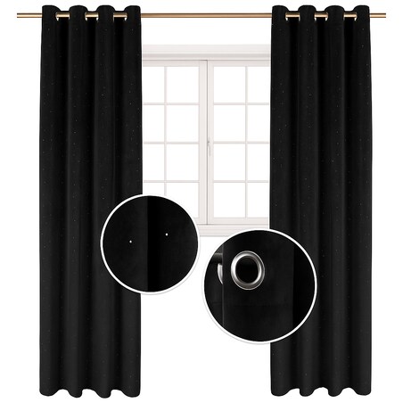 Zasłona welurowa Full Crystal 140x250 cm