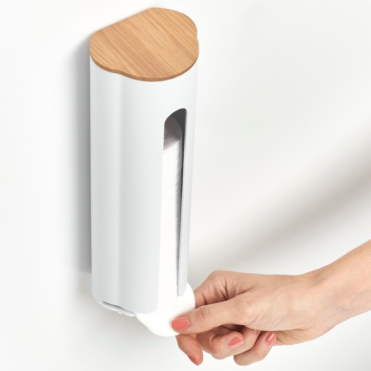 Pojemnik na płatki kosmetyczne, 8 x 25 cm, ZELLER