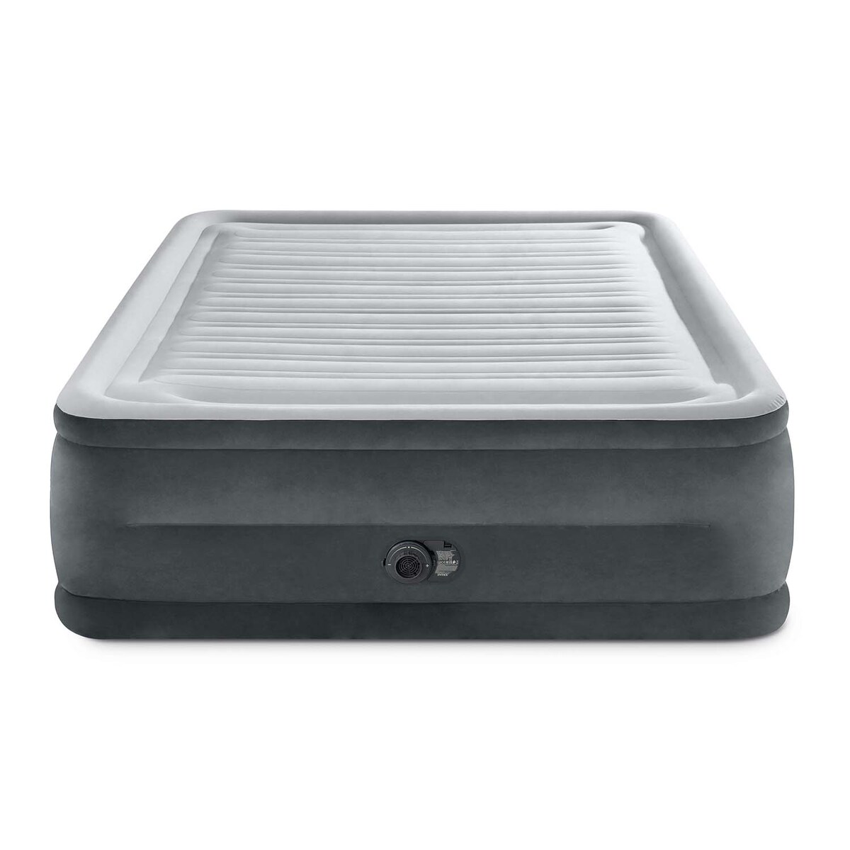 Materac dmuchany dwuosobowy Intex welurowy z pompką łóżko 64418ND