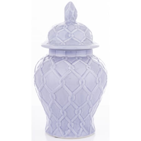 Amfora pojemnik z pokrywą 26x1x14 cm ANFOR niebieski