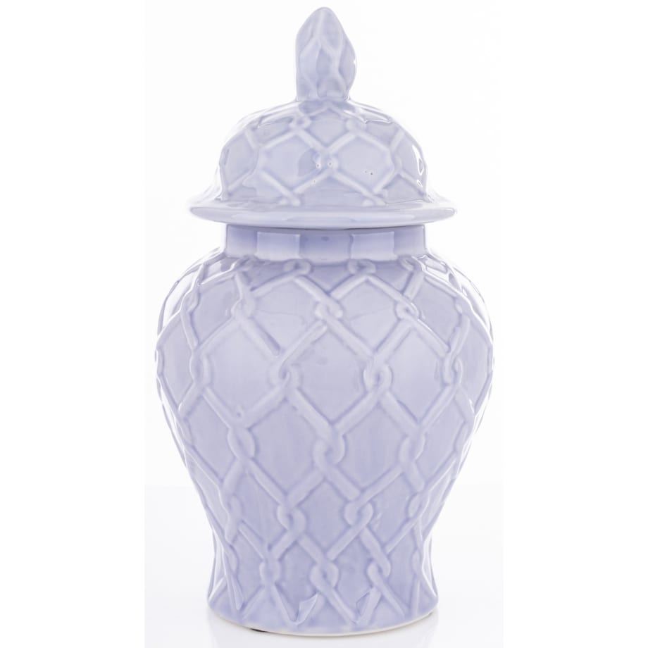 Amfora pojemnik z pokrywą 26x1x14 cm ANFOR niebieski