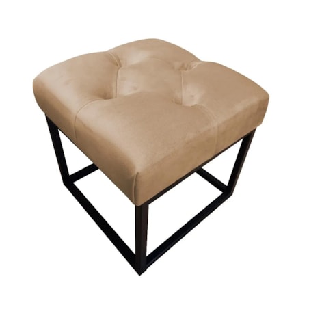 Pufa CHARLIE MG VELVET beżowa