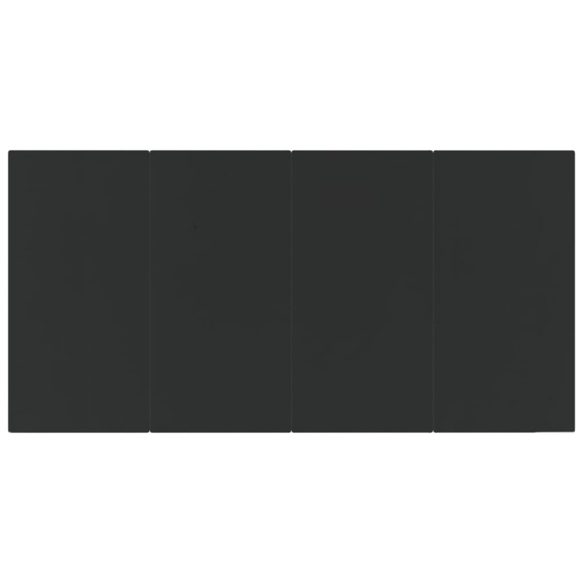 vidaXL 9-częściowy zestaw mebli ogrodowych, czarny, polirattan