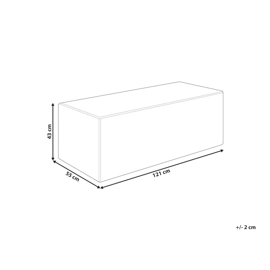 Puf sztruksowy ciemnozielony VINITA