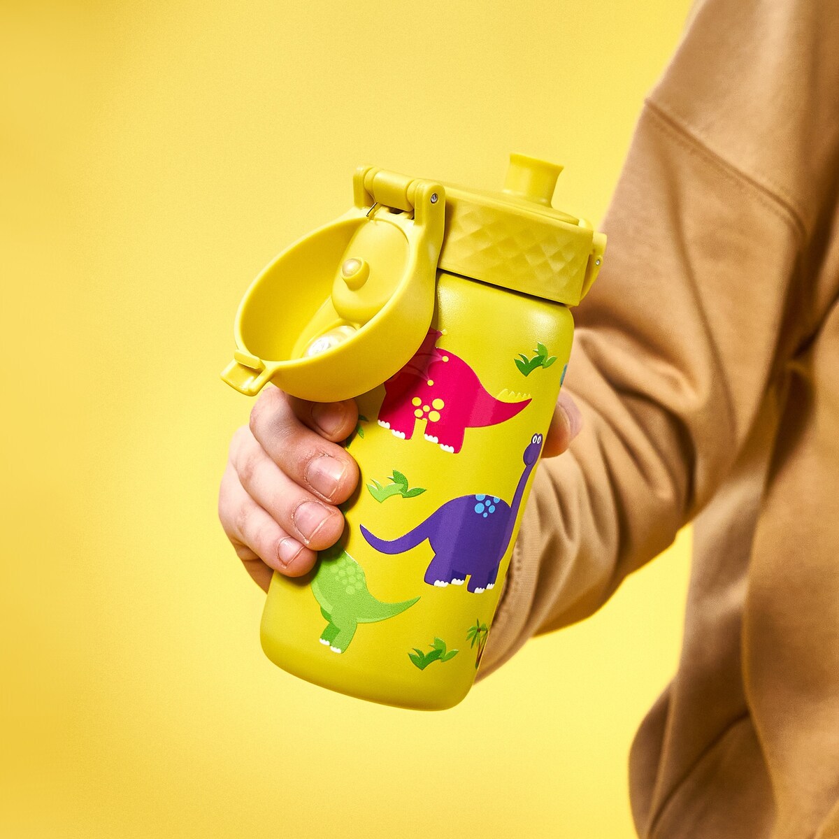 Butelka ION8 Single Wall I8SS400PYDINO Dinosaur