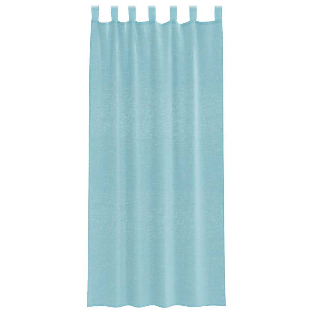 vidaXL Zasłony woalowe z kieszeniami na drążek 2 szt. Turkusowe