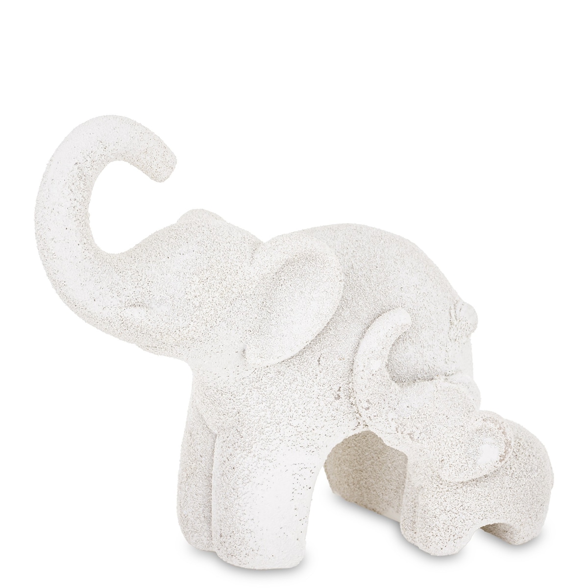 Dekoracja - figurka 12,5x8,5x14 cm ELEFANTI - słoniątko z mamą