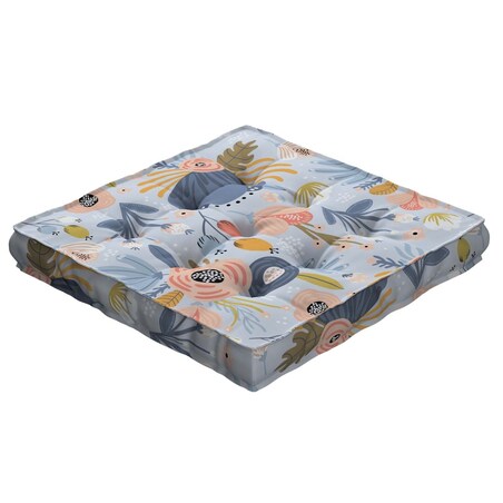 Siedzisko Tomi, niebieski, 40 x 40 x 6 cm, Magic Collection