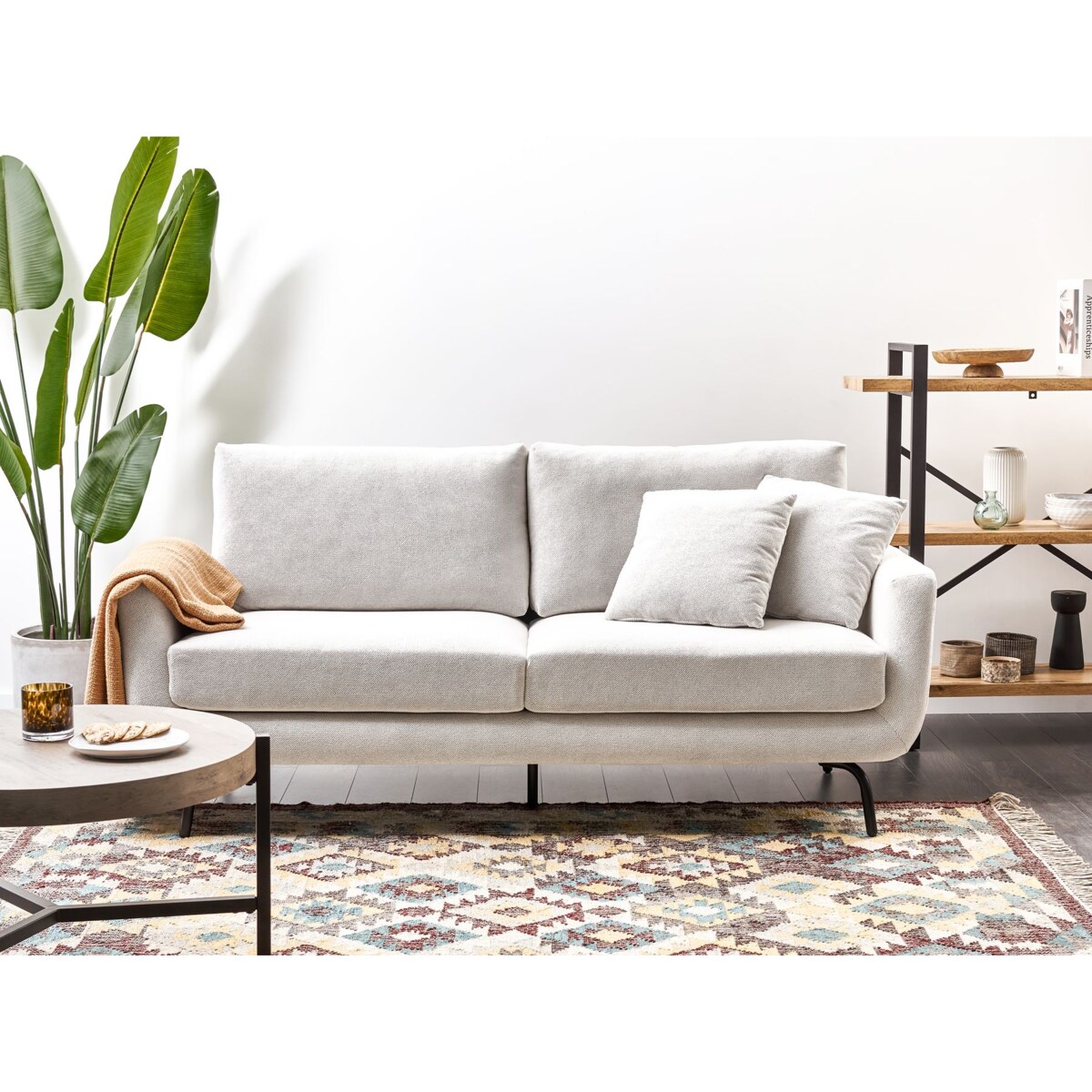 Sofa 3-osobowa złamana biel VESALA