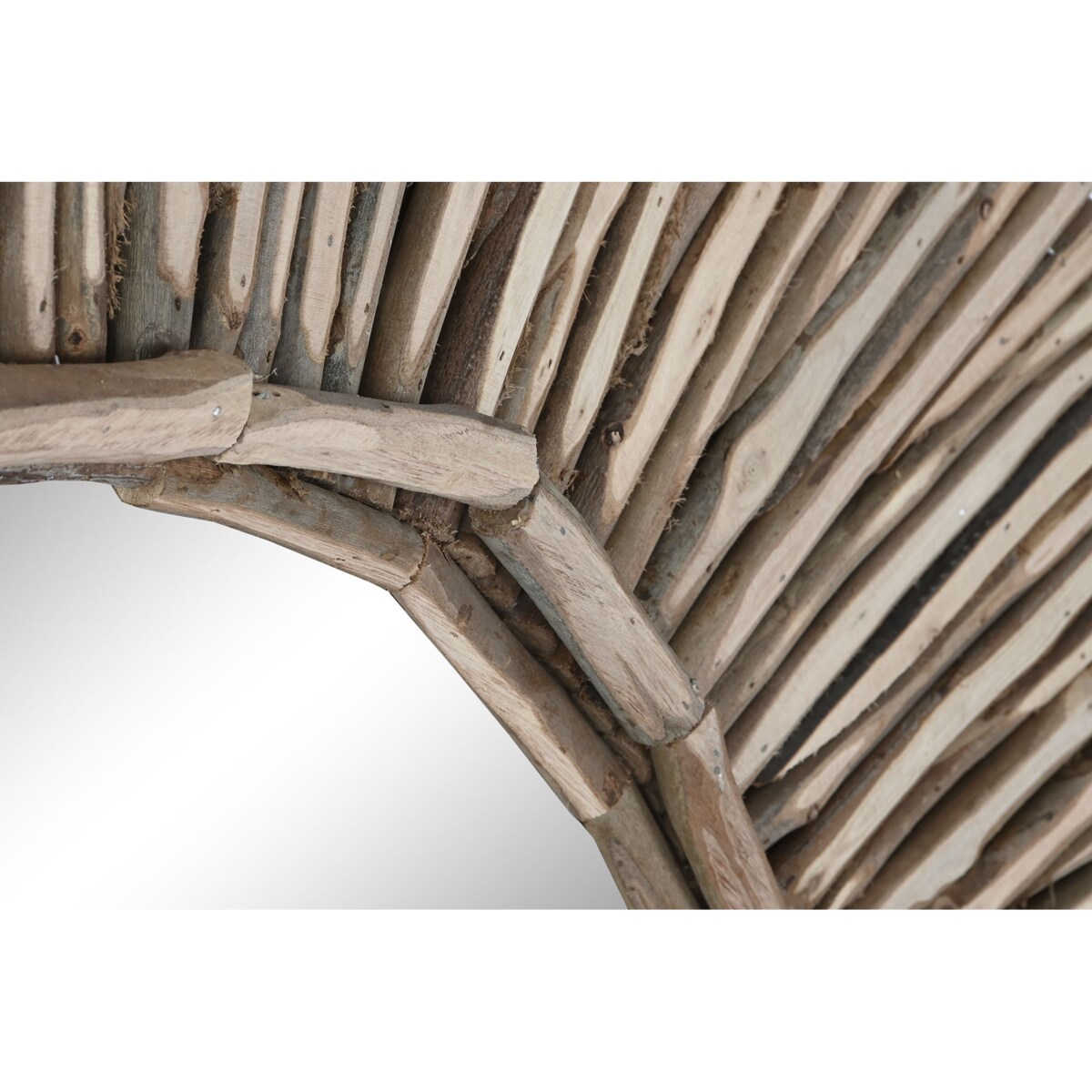 Lustro drewno eukaliptusa SUN 120 cm